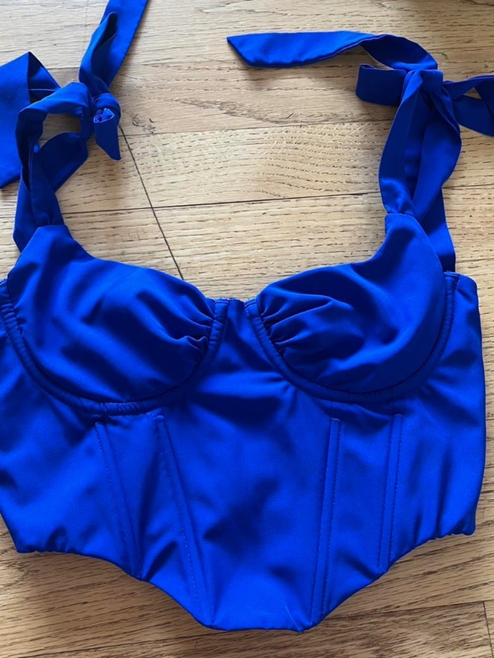 Women's Blue Corset